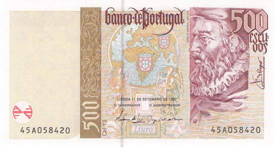 500 Escudos 11.9.1997